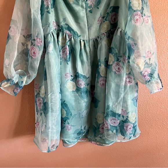 Fashion Nova Meant to Be Chiffon Mini Dress Size 3X NWT - Picture 10 of 10